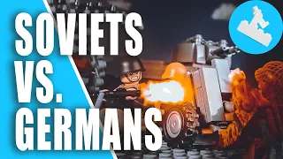 LEGO WW2 Battle Animation // Soviets vs Germans