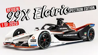1/43 SCALE PORSCHE 99X ELECTRIC - THEIR FIRST FULLY ELECTRIC RACE CAR! Minichamps model car, review