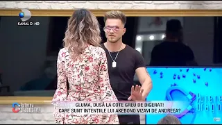 "Vreau sa vad cat pusap are!" Rafuiala pe cinste intre Andreea si Akebono! Ironii greu de digerat...