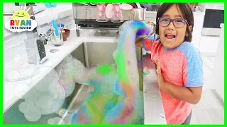 Rainbow Snake bubbles DIY Science Experiments at home!!!