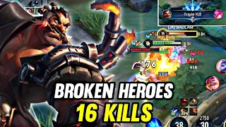 Rourke Pro Gameplay | Op Hero 16 Kills - Arena of valor