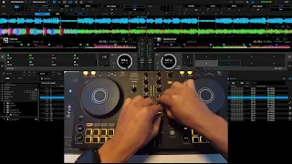 POV: BEGINNER DJ DOES SIMPLE MIX ON PIONEER DDJ-FLX4