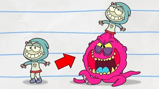 Boy turns into Monster! | Boy & Dragon | Cartoons For Kids | Wildbrain Toons