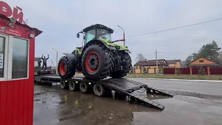 поставили к742пр на зимовку.пришла обнова claas axion940