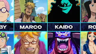 One Piece Characters | BEFORE and AFTER Timeskip