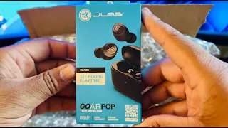 JLAB GO AIR POP True Wireless Earbuds Unboxing