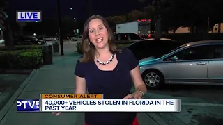 Thieves stole more than 40K cars across Florida in 2018