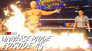 WWE 2K23 | Universe Mode - 'SUMMERSLAM!' (PART 5/5) | #45
