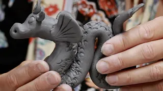 Learn How To Sculpt a Dragon with Clay.