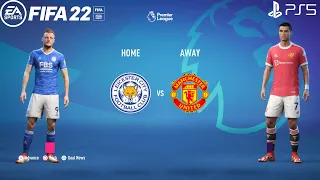 FIFA 22 PS5 | Leicester City  Vs Manchester United | Premier League 2021/22