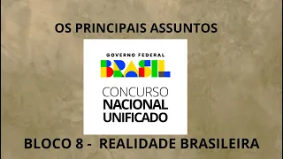 REALIDADE BRASILEIRA CONCURSO CNU