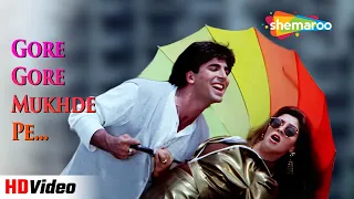 Akshay Kumar Superhit Song: Gore Gore Mukhde Pe Kala Kala Chasma | Suhaag (1994) | Udit Narayan Hits