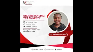 Understanding Tax Amnesty