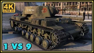 KV-220-2 Beta Test - 13 Kills - 3,1K Damage - 1 VS 9 - World of Tanks Gameplay