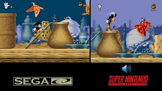 Mickey mania Snes vs Sega CD