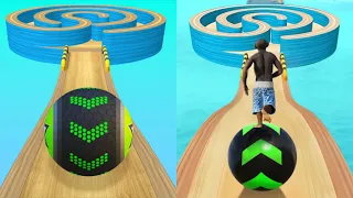 Going Balls New Update | Funny Race, Challenge, Banana Vs Rolling Ball Master Speedrun Gameplay