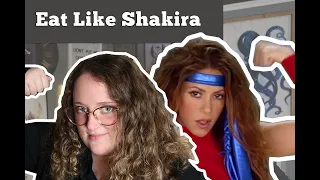 Eating and Exercising like Shakira for a Day | 100lb Weight Loss Journey