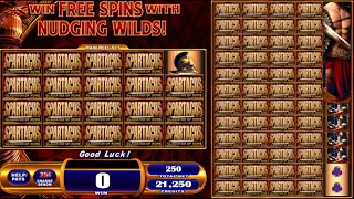SPARTACUS WON 20,000 DOLLARS Playing Classic Slot Machines