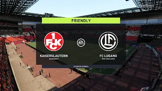 FIFA 22 | Kaiserslautern vs Lugano - Club Friendly Prediction | 28/06/2022 | Gameplay