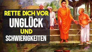 Dieses Gesetz wird dich vor Unglück und Problemen schützen - Buddhas Geschichte über Karma.