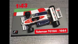 Formula 1 Auto Collection №6. Toleman TG184 - 1984 Ayrton Senna. Масштаб 1:43.