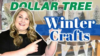 Dollar Tree DIY Crafts and Hacks for Winter | How to Decorate after Christmas is Over | Quick Crafts