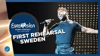 John Lundvik - Too Late For Love (Sweden) First Rehearsal in Tel Aviv