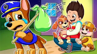 Paw Patrol The Mighty Movie | Chase Run Away Frrom Home!!! Very Sad Story | Rainbow Friends 3