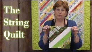 Quilting with scraps - Foundation Piecing to make the String Quilt!