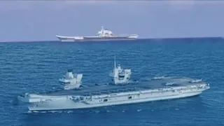 UK's biggest warship meets Chinese carrier in tense South China Sea