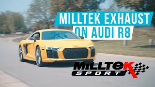 Audi R8 V10 with Milltek exhaust, sound amazing!!