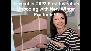 ✨November 2022 My First Mary Kay Inventory Order Including Winter 2022 products!! 💄
