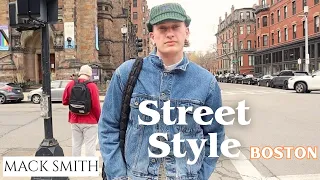 What People Are Wearing in Boston | Winter Fashion Trends | Boston Style | Vlog | MACK SMITH