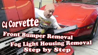 How to Remove C4 Corvette Front Bumper and Fog Light Housing