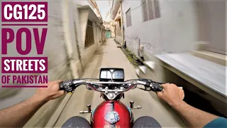 Honda CG125 POV Ride| Streets Of Pakistan | Lalamusa City | 2020