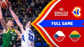 Czech Republic v Lithuania | Full Game - FIBA Basketball World Cup 2023 - European Qualifiers