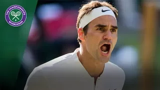 Roger Federer v Milos Raonic highlights - Wimbledon 2017 quarter-final