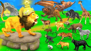 जादुई ताज की अनोखी शक्तियां डरपोक शेर बना जंगल का राजा darapok sher bana jungle ka raja animal story
