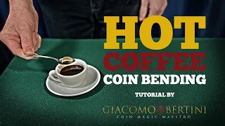 How to BEND a COIN - Coin Magic Easy - TUTORIAL by Bertini