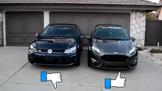 MANUAL GOLF GTI VS. FIESTA ST!!