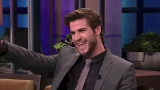 Liam Hemsworth Laughing and Being Adorable for just over 3 minutes