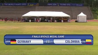 Germany - Colombia Bronze Medal Game Ultimate Frisbee World Games 2022