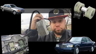how to fix issue with blower motor not working mercedes w124
