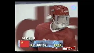 1991 USSR - Finland 9-6 Swedish hockey games, full match