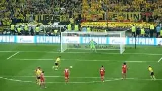 Champions League Final 2013 Wembley   BVB - FC Bayern - Elfmeter für Dortmund 1:1