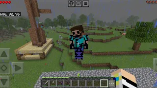 Surviving A Herobrine & GoatMan In Minecraft Survival