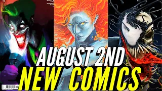 NEW COMIC BOOKS RELEASING AUGUST 2ND 2023 MARVEL COMICS & DC COMICS PREVIEWS COMING OUT THIS WEEK