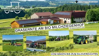 Grasernte am BIO Milchziegenhof | 2 Schnitt2023 | Ernte + Betriebsvorstellung | Bauernhofgeschichten