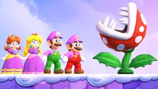 Super Mario Bros. Wonder 100% Walkthrough - World 2 (4 Players)