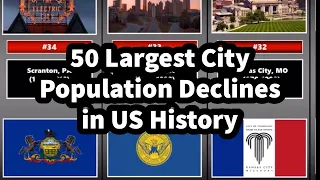 50 Largest US City Population Declines in History…